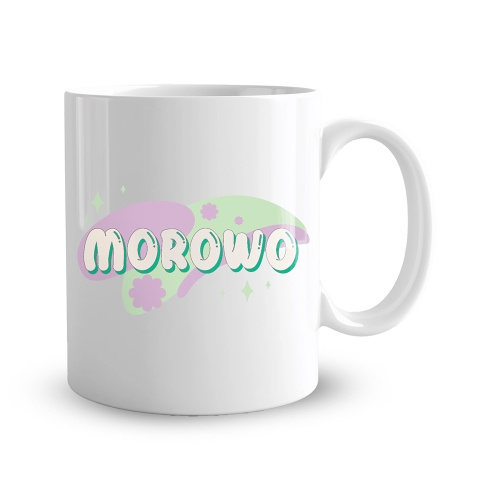 Kubek Morowo Logo Farba