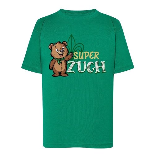 Koszulka Dziecięca Super Zuch Zielona