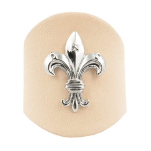 Pierścień Skautowy Jasny z Lilijką Metalową Sr.