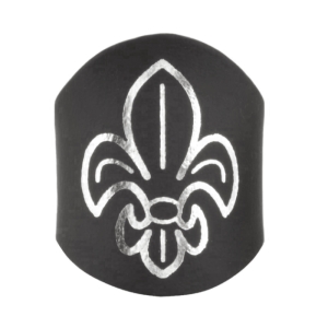 Pierścień Skautowy Wypalany Cz. Lilijka Kontur Sr.