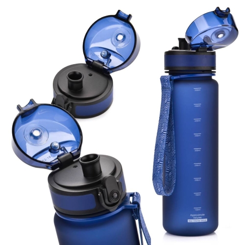 Bidon Sportowy Meteor 500 ml Granatowy 1.jpg