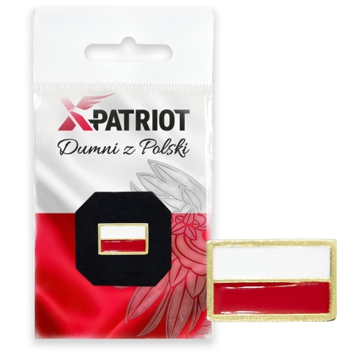 Znaczek Pins Przypinka xPatriot Flaga Polski Mała 1.jpg