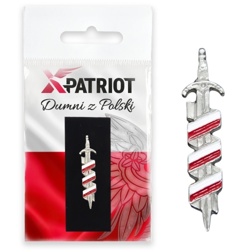 Znaczek Pins Przypinka xPatriot Miecz Polski 1.jpg