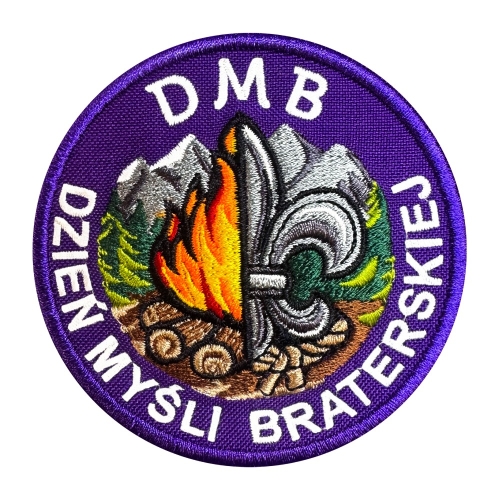 Plakietka Haft DMB Dzień Myśli Braterskiej Rzep