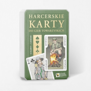 Karty Harcerskie do Gier Towarzyskich Zielone