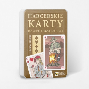 Karty Harcerskie do Gier Towarzyskich Brązowe