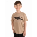 Koszulka Junior Bombowiec Łoś Beżowa 1.jpg