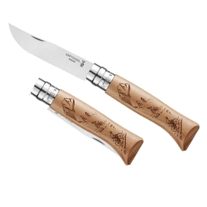 Nóż Opinel Inox nr 08 Engraved Biking