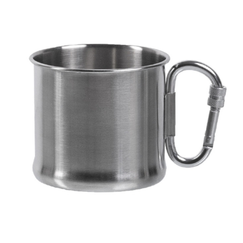 Kubek Stalowy z Karabińczykiem 500ml Mil-Tec.jpg
