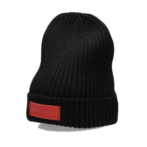 Czapka Zimowa Damska 4F CAD010 Głęboka Czerń.jpg