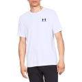 T-Shirt Under Armour Sportstyle Left Chest Biały 1.jpg