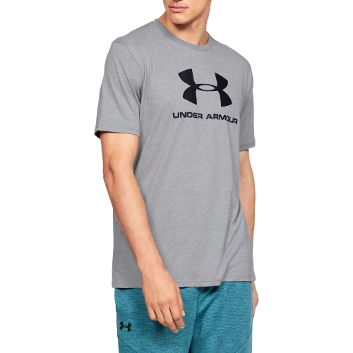 T-Shirt Under Armour Sportstyle Logo Jasny Szary 1.jpg