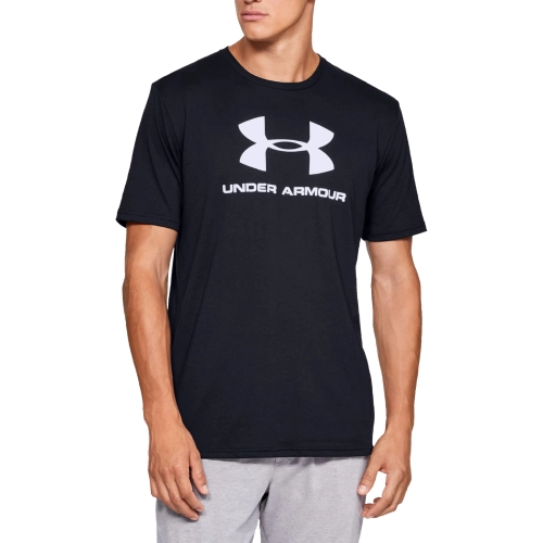 T-Shirt Under Armour Sportstyle Logo Czarny 1.jpg