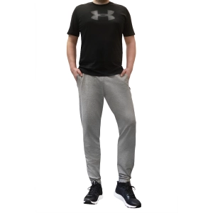 Spodnie Dresowe Morowo Męskie Szary Melanż