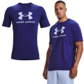 T-Shirt Under Armour Sportstyle Logo Granatowy 1.jpg