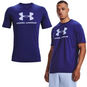 T-Shirt Under Armour Sportstyle Logo Granatowy