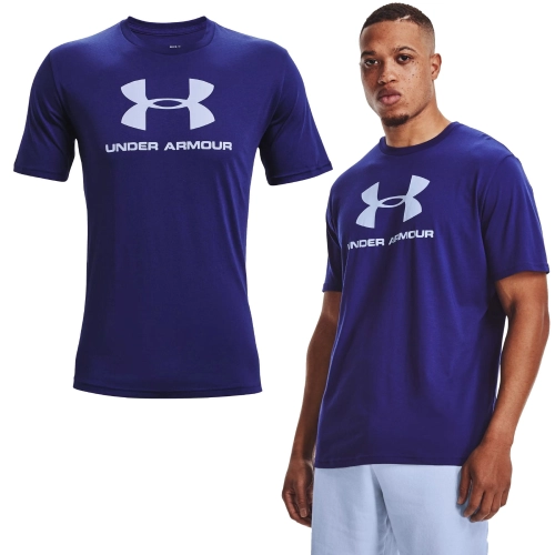 T-Shirt Under Armour Sportstyle Logo Granatowy 1.jpg