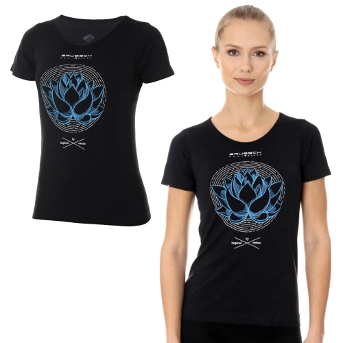 Koszulka Brubeck Outdoor Wool D Black Lotos 1.jpg