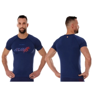 Koszulka Brubeck Running Air Pro M Granatowa