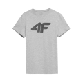 T-Shirt Męski 4F TSM353 Chłodny Jasny Szary Melanż 2.jpg