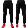 Spodnie Joggery Fashion Gładkie Czarne 1.jpg