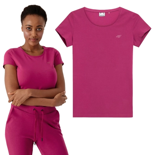 T-Shirt Damski 4F TSD350 C. Róż 1.jpg