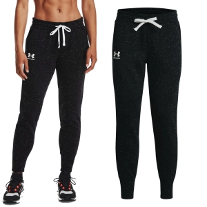 Spodnie Under Armour D Rival Fleece Czarny Melanż