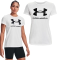 T-Shirt Under Armour D Live Sportstyle SSC Biały 1.jpg