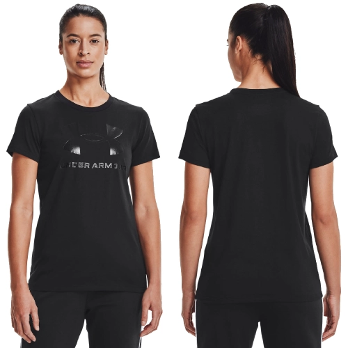 T-Shirt Under Armour D Live Sportstyle SSC CzarnyM 1.jpg