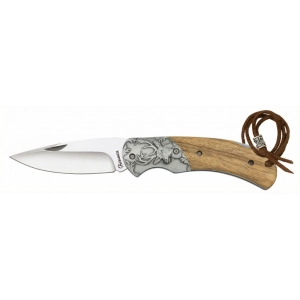 Nóż Składany Drewno Jeleń Albainox 18977