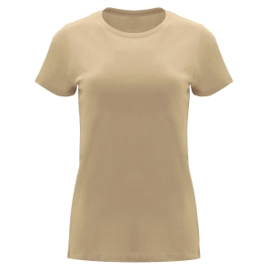 Koszulka Bawełniana Morowo Damska Piaskowa