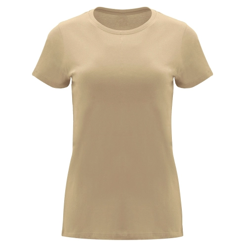 Koszulka Bawełniana Morowo Damska Piaskowa 1.jpg