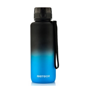 Bidon Sportowy Meteor 1500 ml Czarny/Niebieski