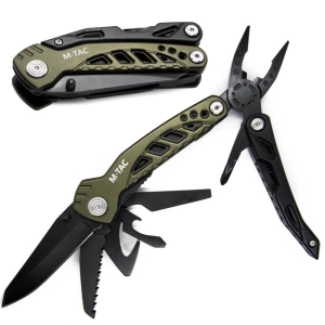 Multitool M-Tac Czarny Olive