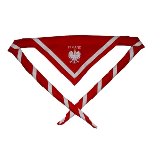 Chusta Harcerska Bawełniana Narodowa Haftowana
