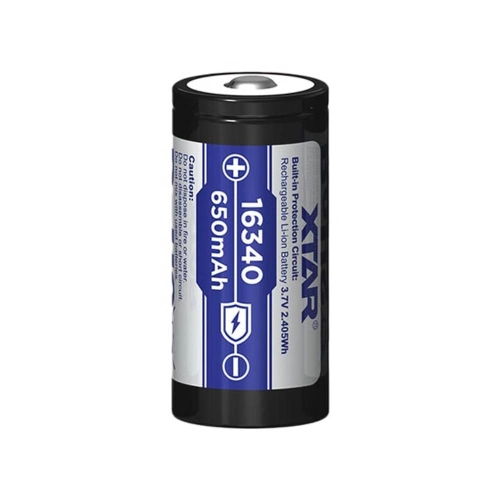 Bateria XTAR Litowa 16340 Akumulator 650mAh.jpg