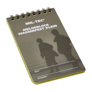 Notatnik Notes Wodoodporny Mil-tec 150x100mm Olive