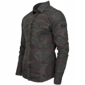 Koszula Slim Fit Long Brandit Woodland