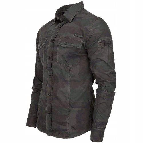 Koszula Slim Fit Long Brandit Woodland 1.jpg