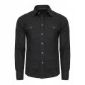 Koszula Slim Fit Long Brandit Black 2.jpg