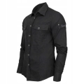 Koszula Slim Fit Long Brandit Black 1.jpg