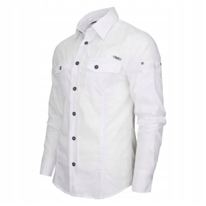 Koszula Slim Fit Long Brandit White