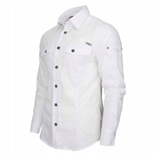 Koszula Slim Fit Long Brandit White 1.jpg