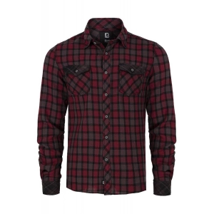 Koszula Duncan Check Long Brandit Red/Brown