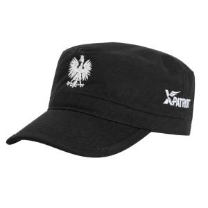 Czapka z Daszkiem Patrolówka xPatriot Czarna Biała