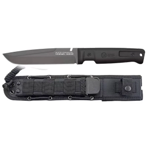 Nóż Taktyczny K25 Tactical Black Rubber 32757