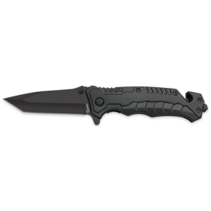 Nóż Składany Albainox Tactical Black 25341