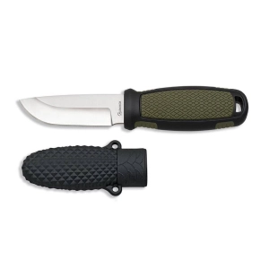 Nóż Albainox Olive/Black Łańcuszek 32666