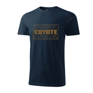 Koszulka Coyote Topo Map Navy