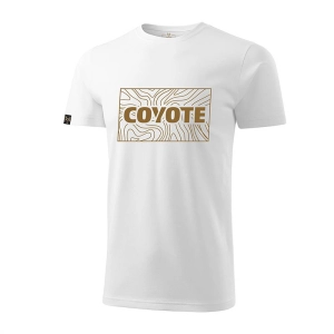 Koszulka Coyote Topo Map White